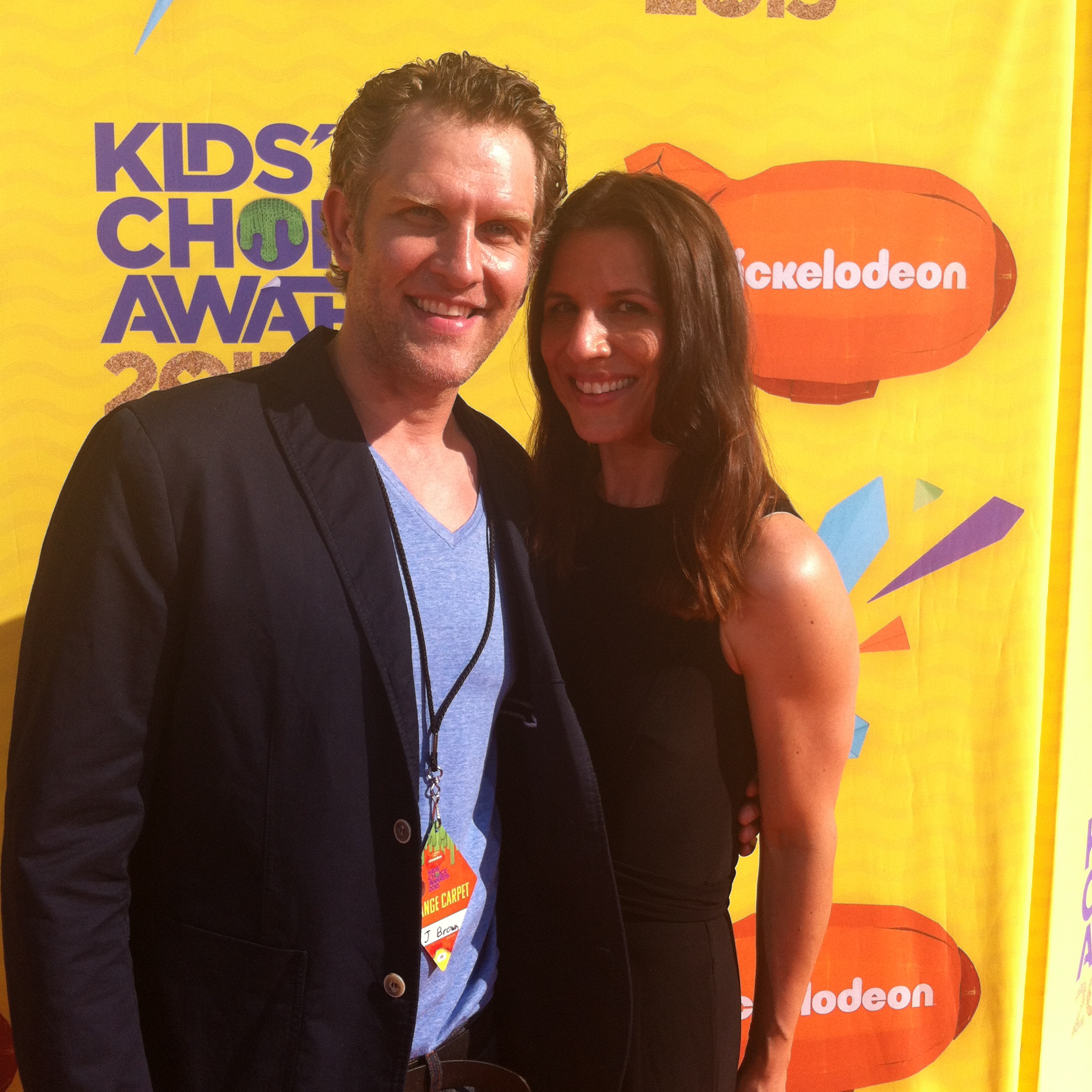 Kids Choice Awards 2015 with wife, Actress Jennifer Carta