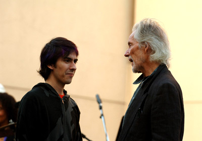 Klaus Voormann and Dhani Harrison