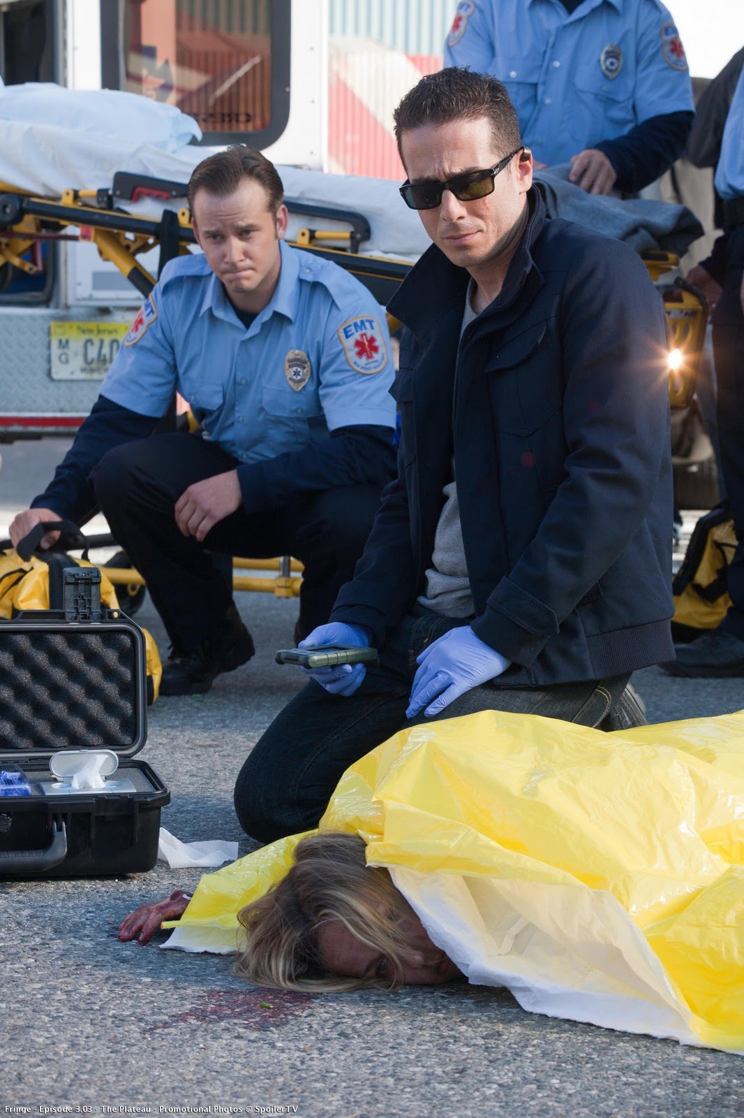 EMT in an episode of Fringe 
