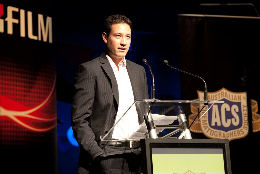 speaking at the ACS awards in Australia