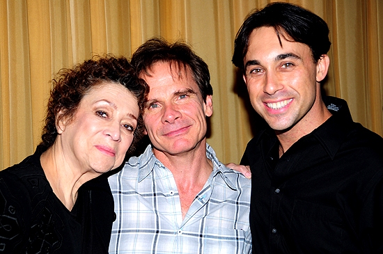 with Peter Scolari and Liz Torres at our opening night of our Off-Broadway play.