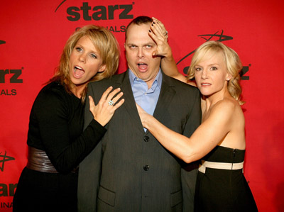 Rachael Harris, Cheryl Hines and Adam Paul