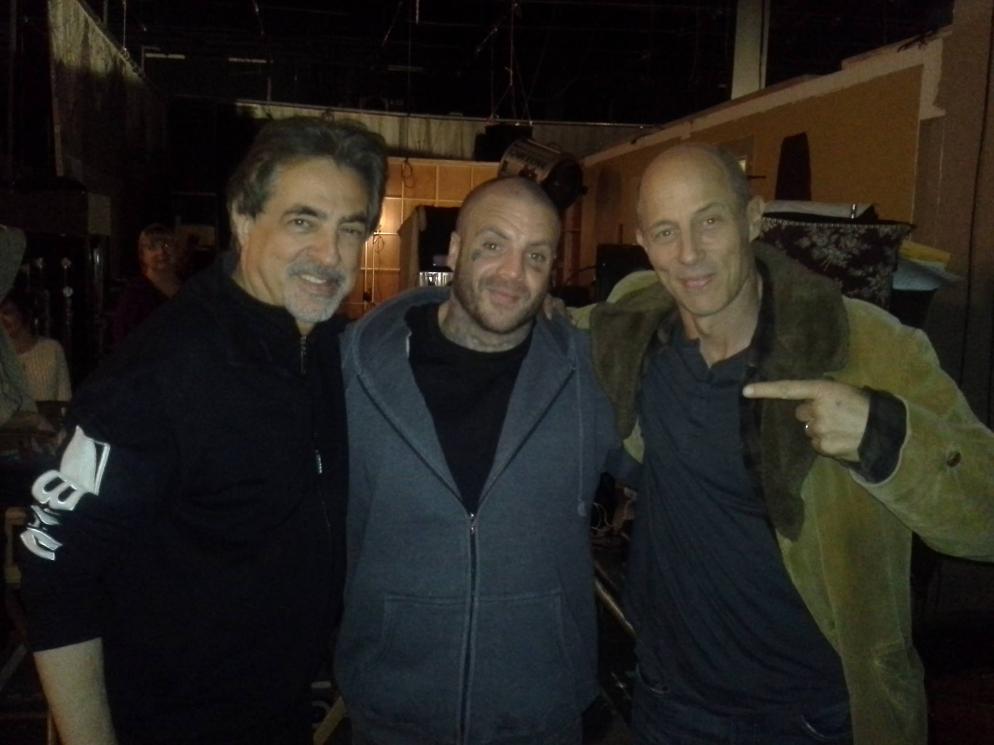Right after I got killed on CRIMINAL MINDS! A real pleasure to work with Joe Mantegna & Jon Gries.