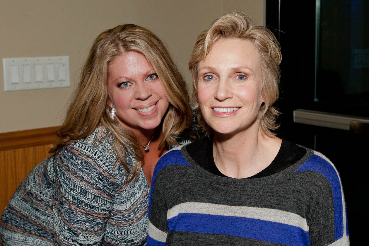 Actress Jane Lynch and Executive Producer Heather R Holliday