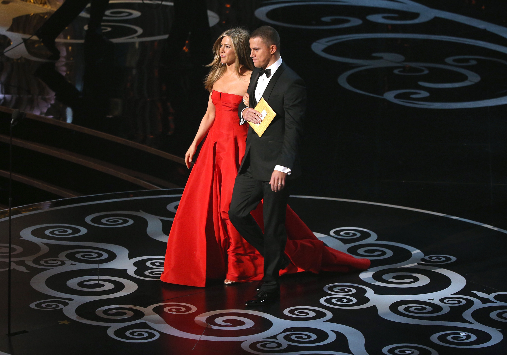 Jennifer Aniston and Channing Tatum at event of The Oscars (2013)