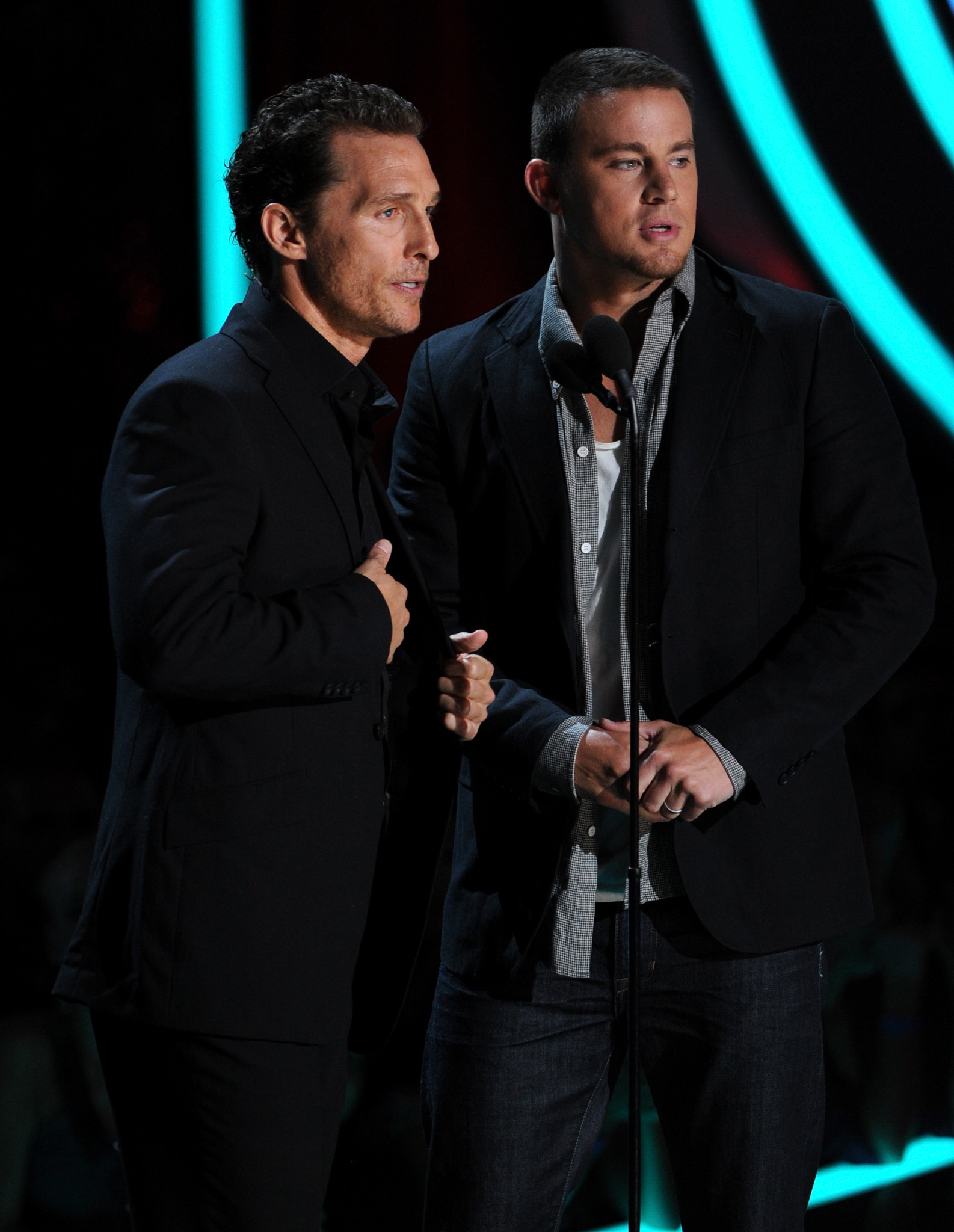 Matthew McConaughey and Channing Tatum at event of 2012 MTV Movie Awards (2012)