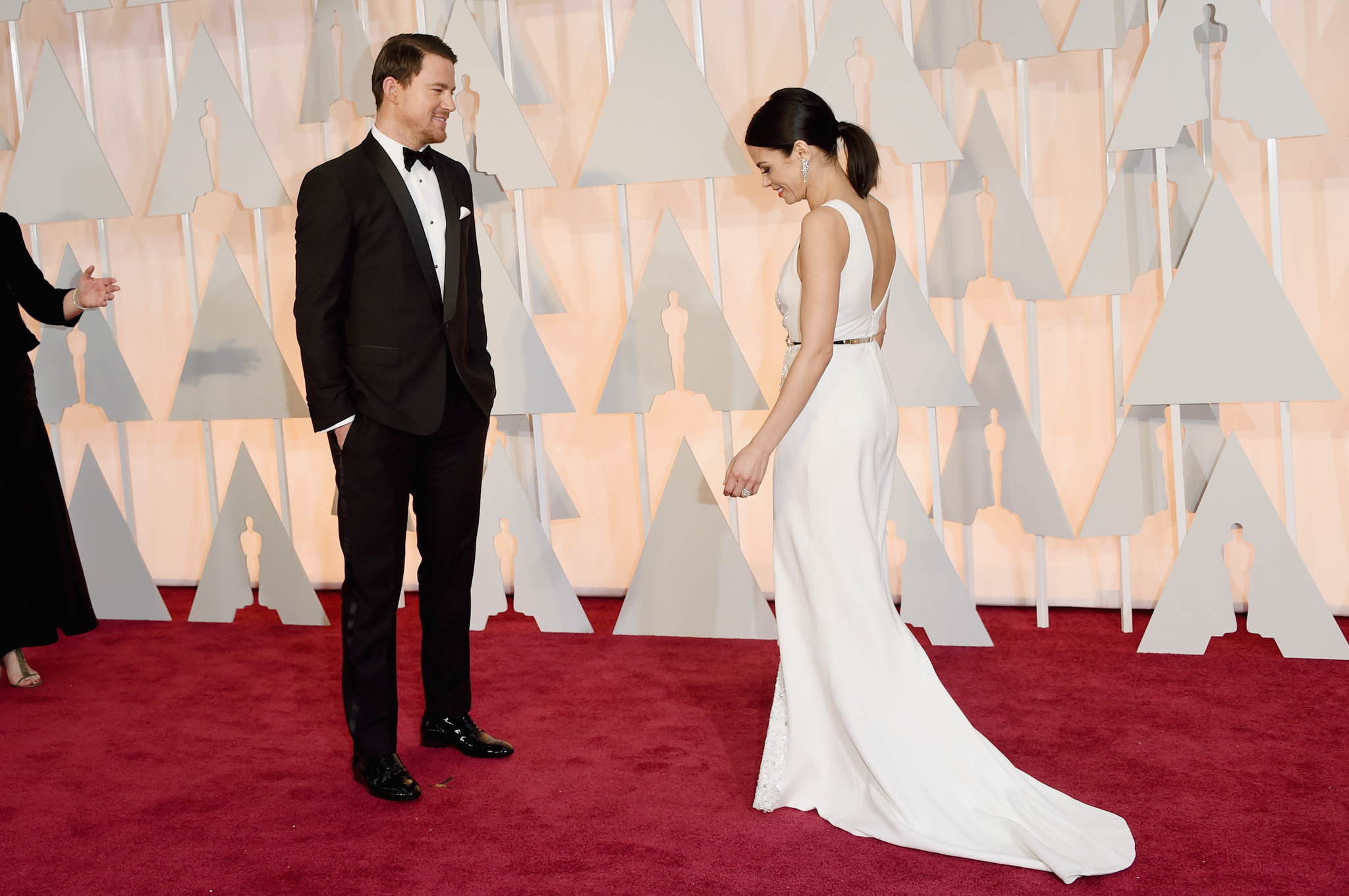 Channing Tatum and Jenna Dewan Tatum at event of The Oscars (2015)