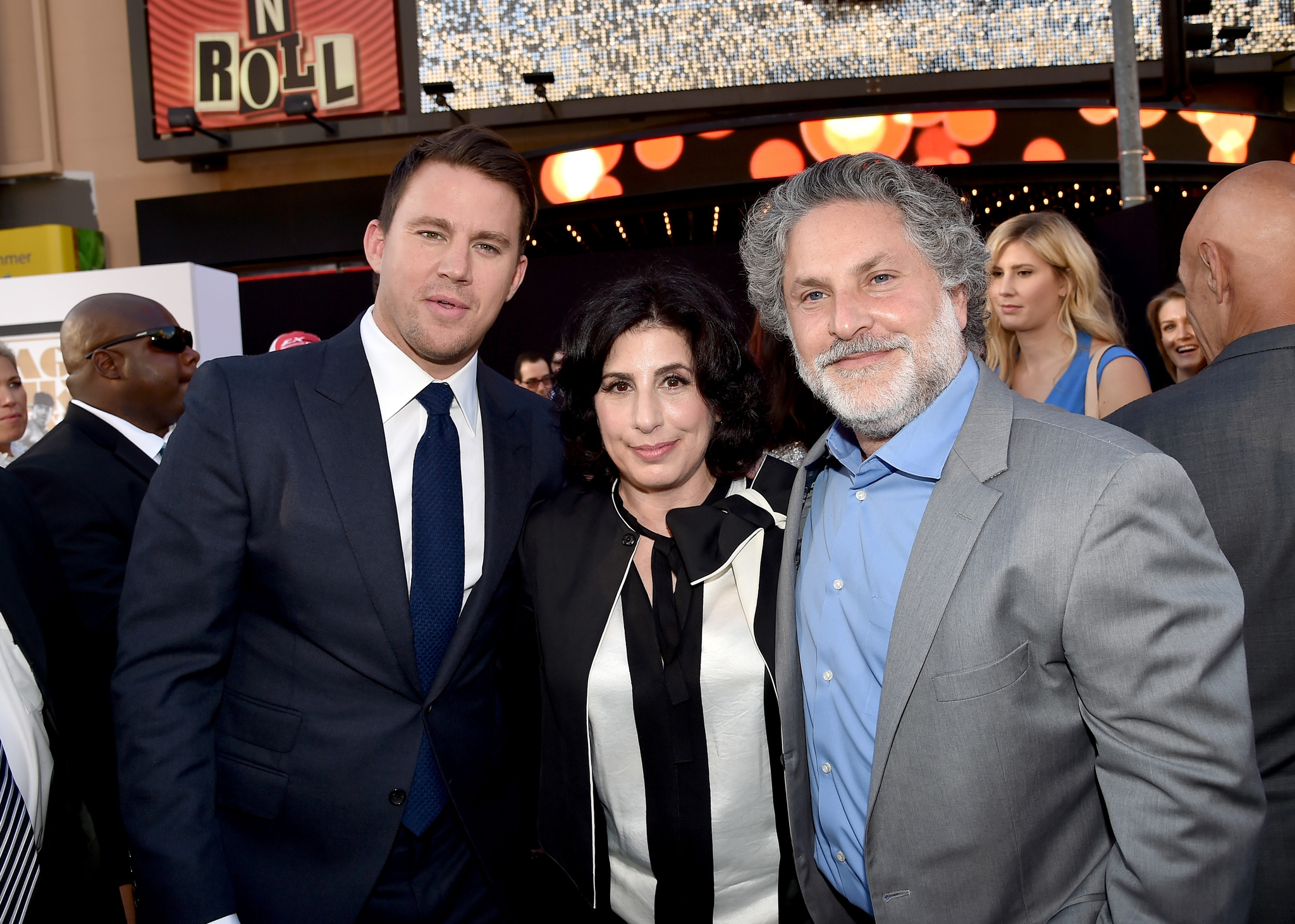 Gregory Jacobs, Channing Tatum and Sue Kroll at event of Magiskasis Maikas XXL (2015)