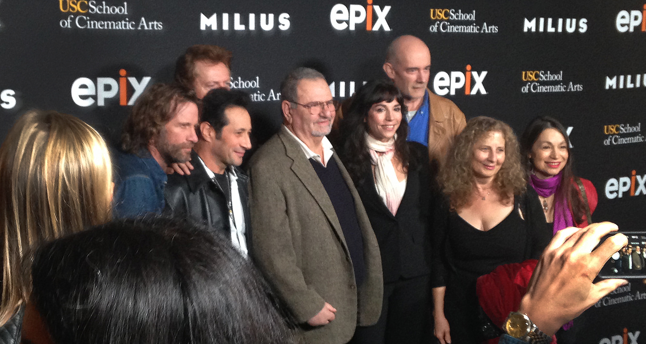 Ian Vernon on red carpet at Premiere of MILIUS documentary. Los Angeles 9/1/14