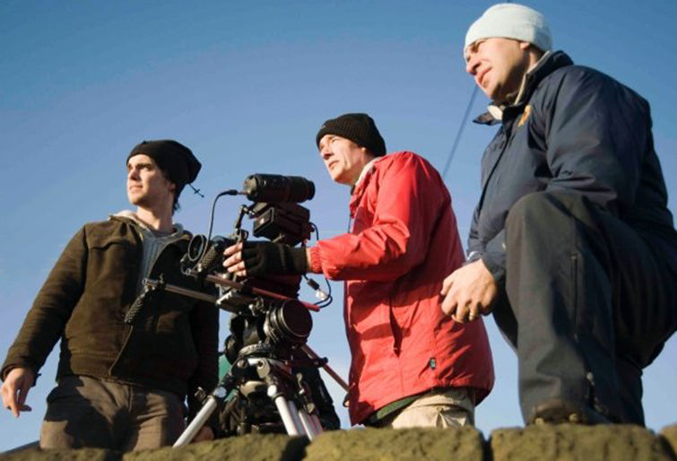 Director - Ian Vernon as Ivan D. Rennov - Cinematographer.