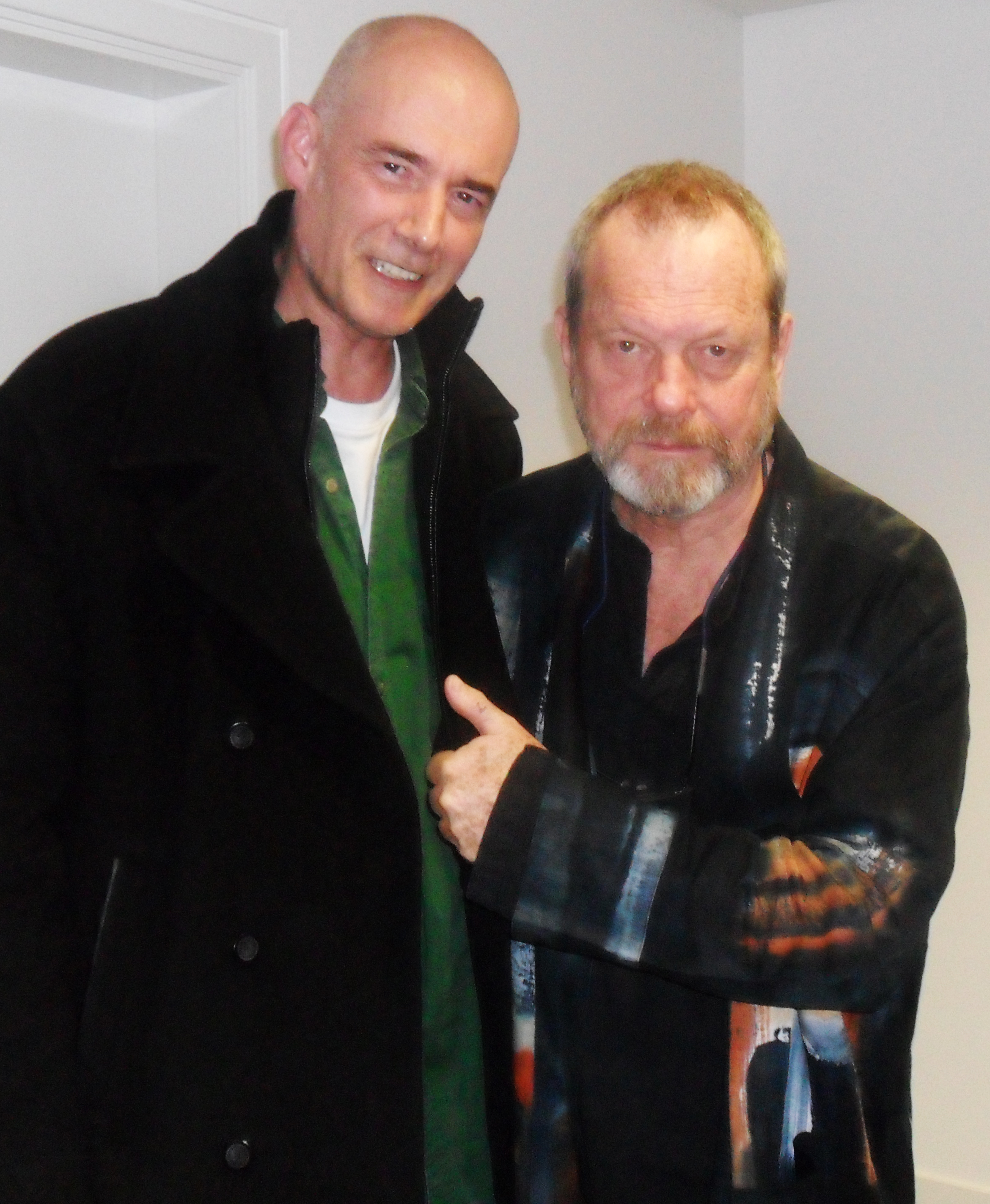 Ian Vernon and Terry Gilliam at the Bradford Film Festival 2011.
