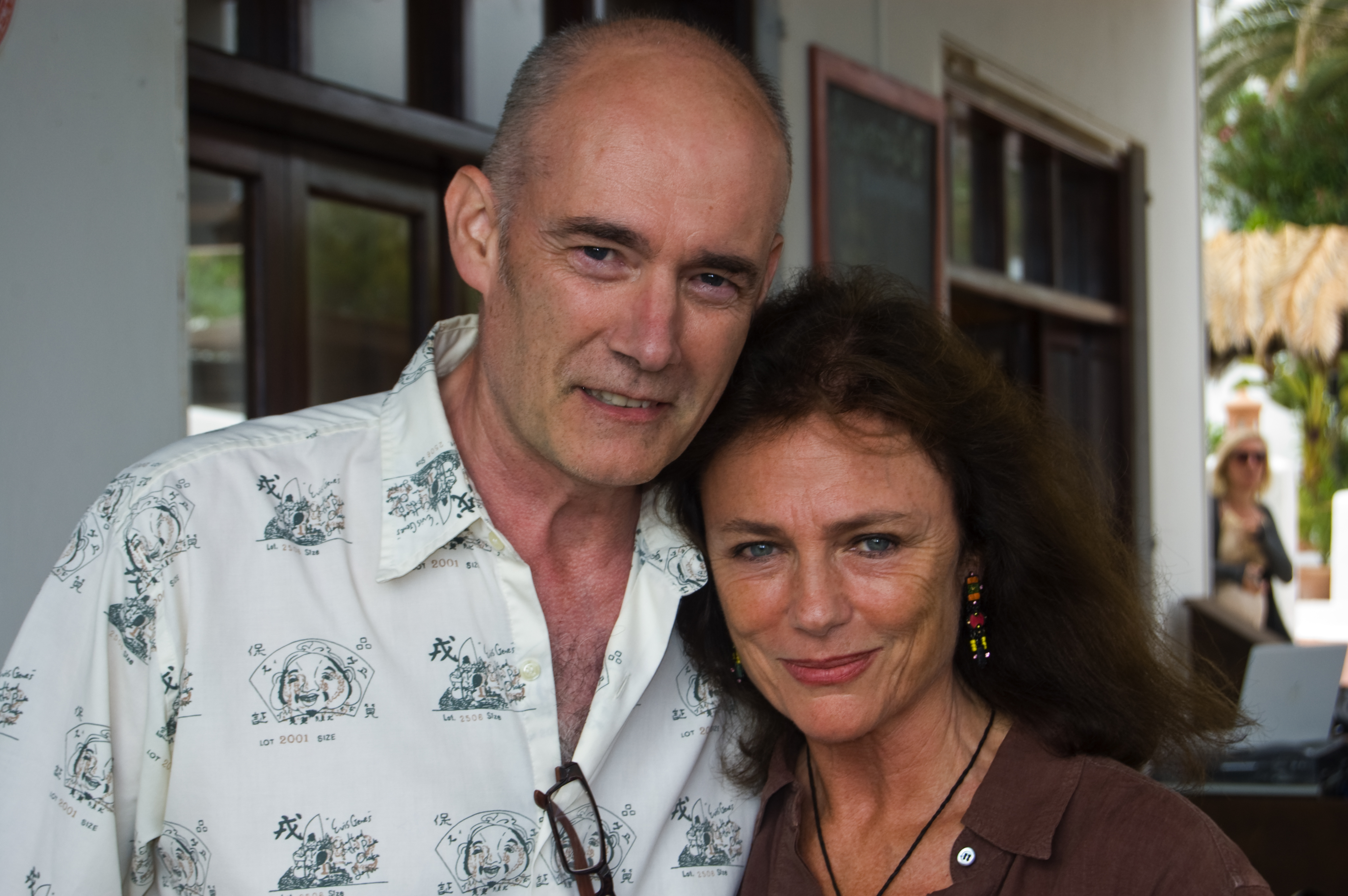 Ian Vernon and Jacqueline Bisset at the Ibiza Film Festival.