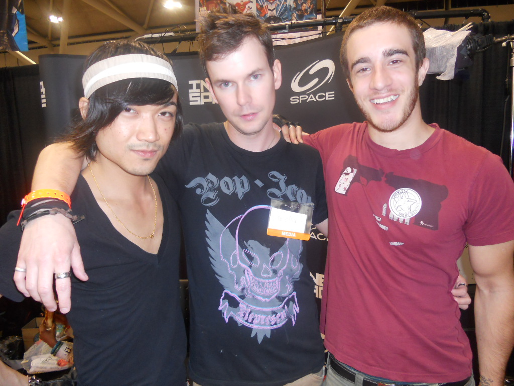 At Fan Expo (2010) for Todd And The Book Of Pure Evil. Norman Yeung, Steve Arbuckle and Alex House