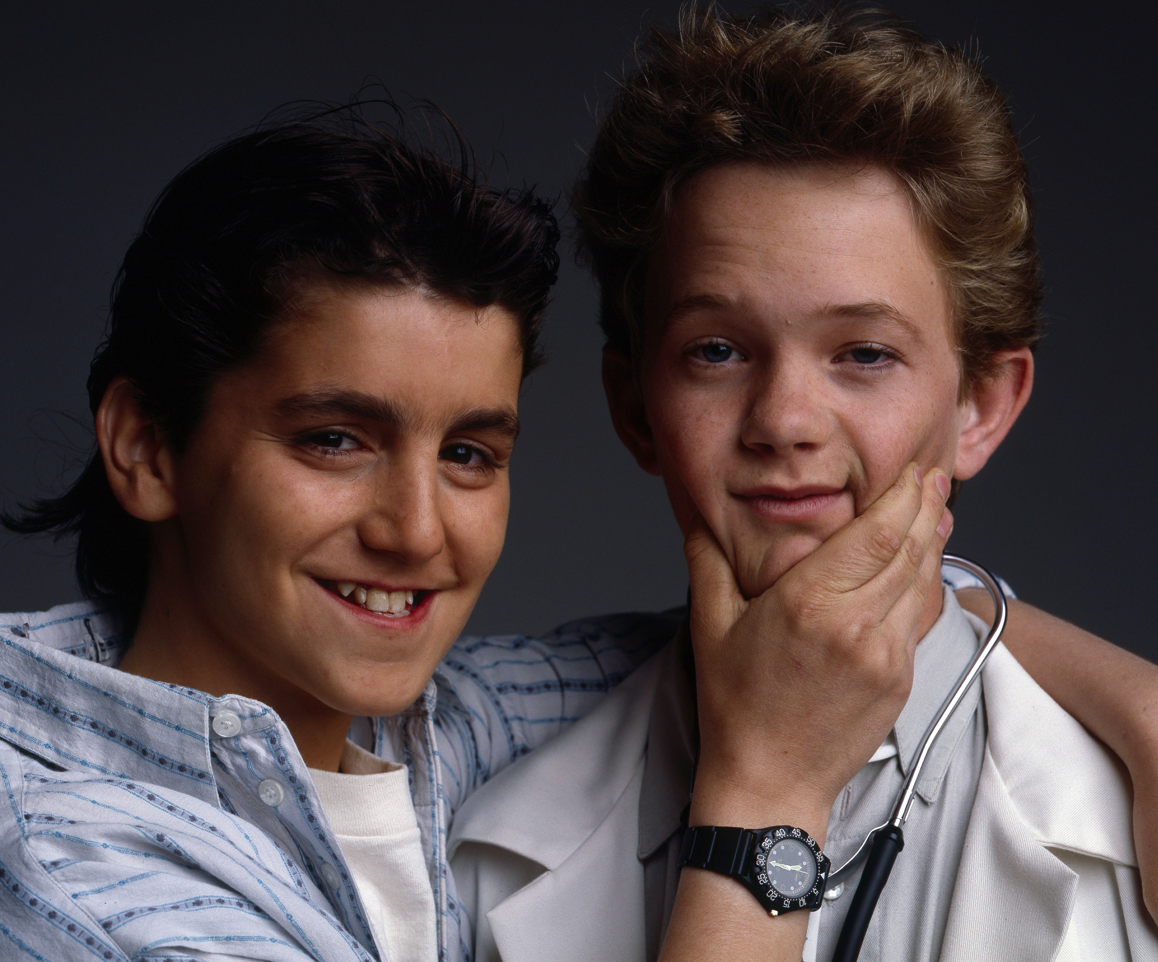 Still of Neil Patrick Harris and Max Casella in Doogie Howser, M.D. (1989)