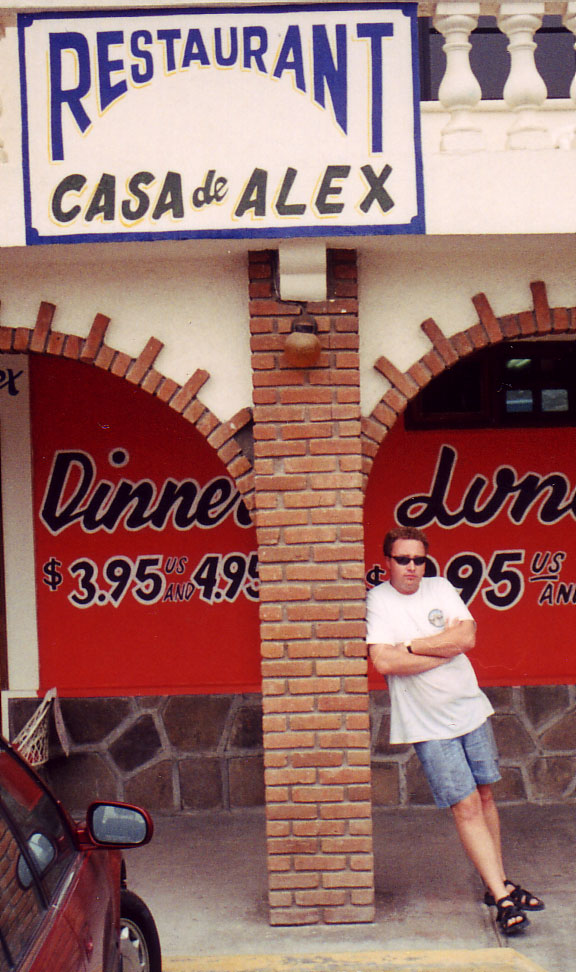 Alex Humphrey day off in B.C. Mexico while filming for Titanic