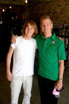 Jason Dolley and Trevor Snarr on set of 