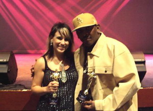 Christy w/Petey Pablo at the 2009 Carolina Music Awards