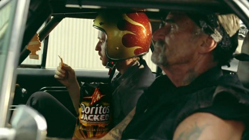 Still of Dusty Sorg from Doritos Jacked commercial (2011).