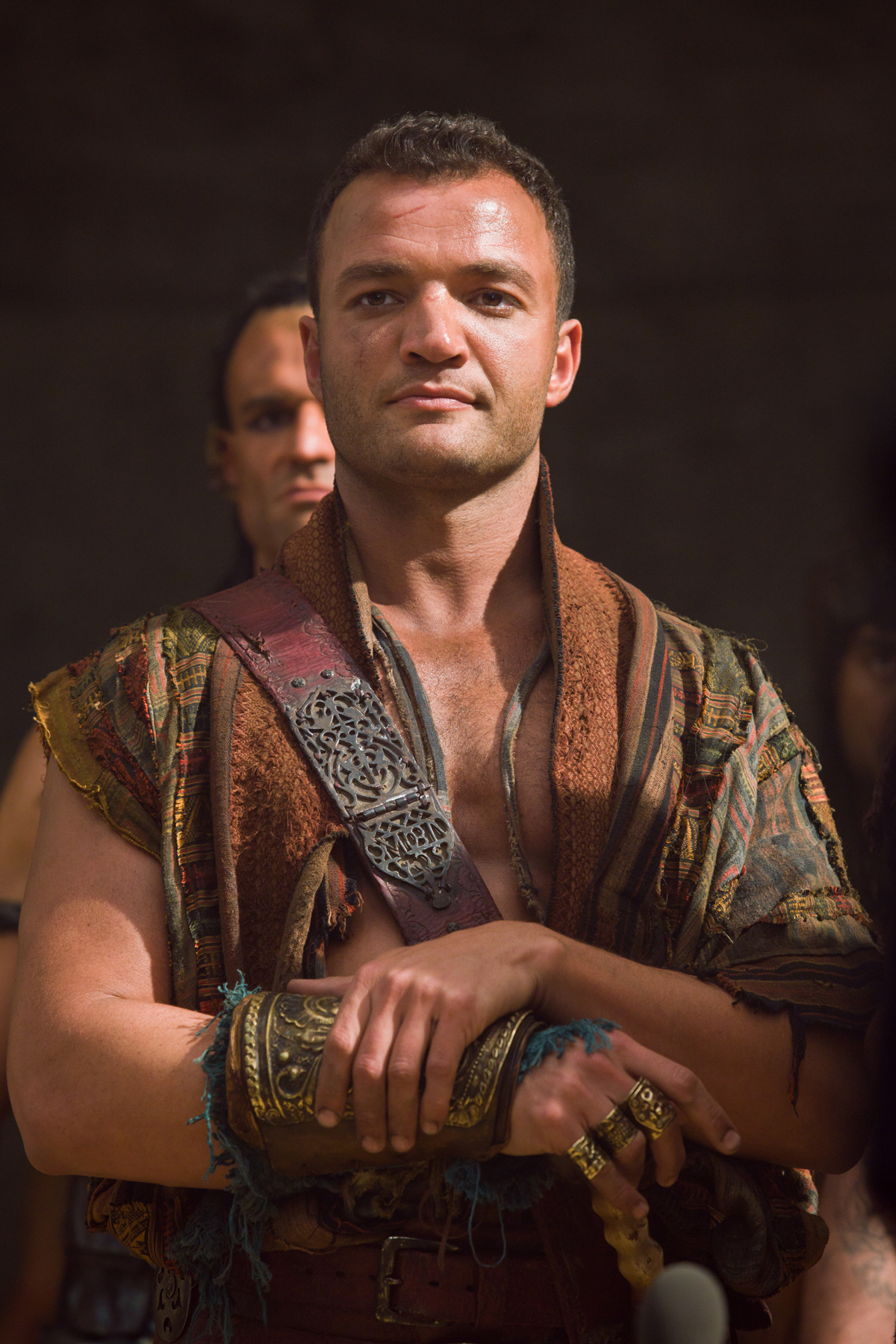 Still of Nick E. Tarabay and Stephen Dunlevy in Spartacus: Blood and Sand (2010)