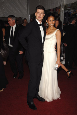 Robin Thicke and Paula Patton