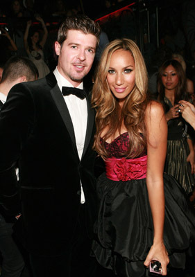 Robin Thicke and Leona Lewis