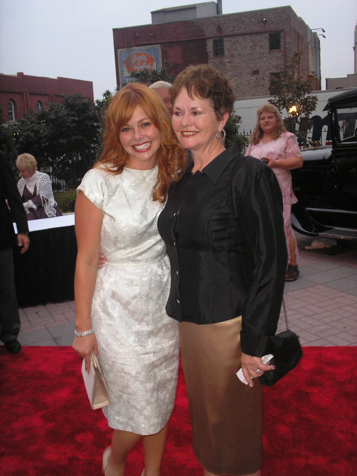 Hope Banks and her mother, Joyce Banks at the Bell Witch:The Movie premiere in Nashville, TN at the famous Ryman Auditorium.