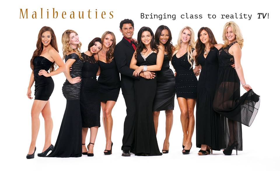 The cast of the new reality show Malibeauties