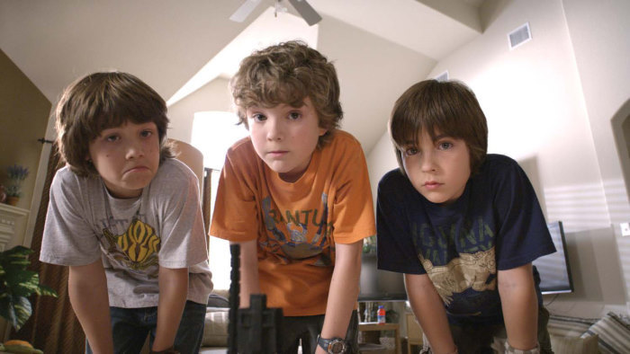 Still of Trevor Gagnon, Leo Howard and Rebel Rodriguez in Shorts (2009)