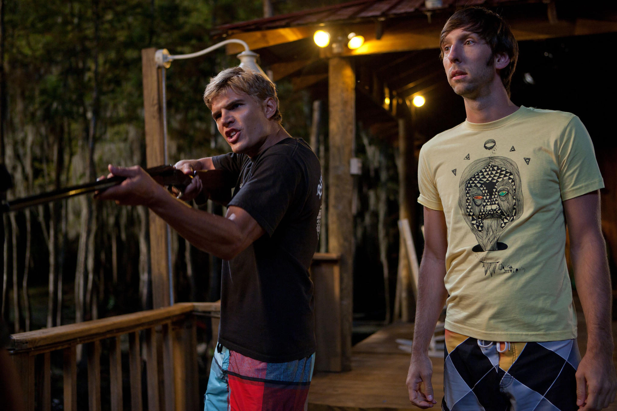 Still of Joel David Moore and Chris Zylka in Shark Night 3D (2011)