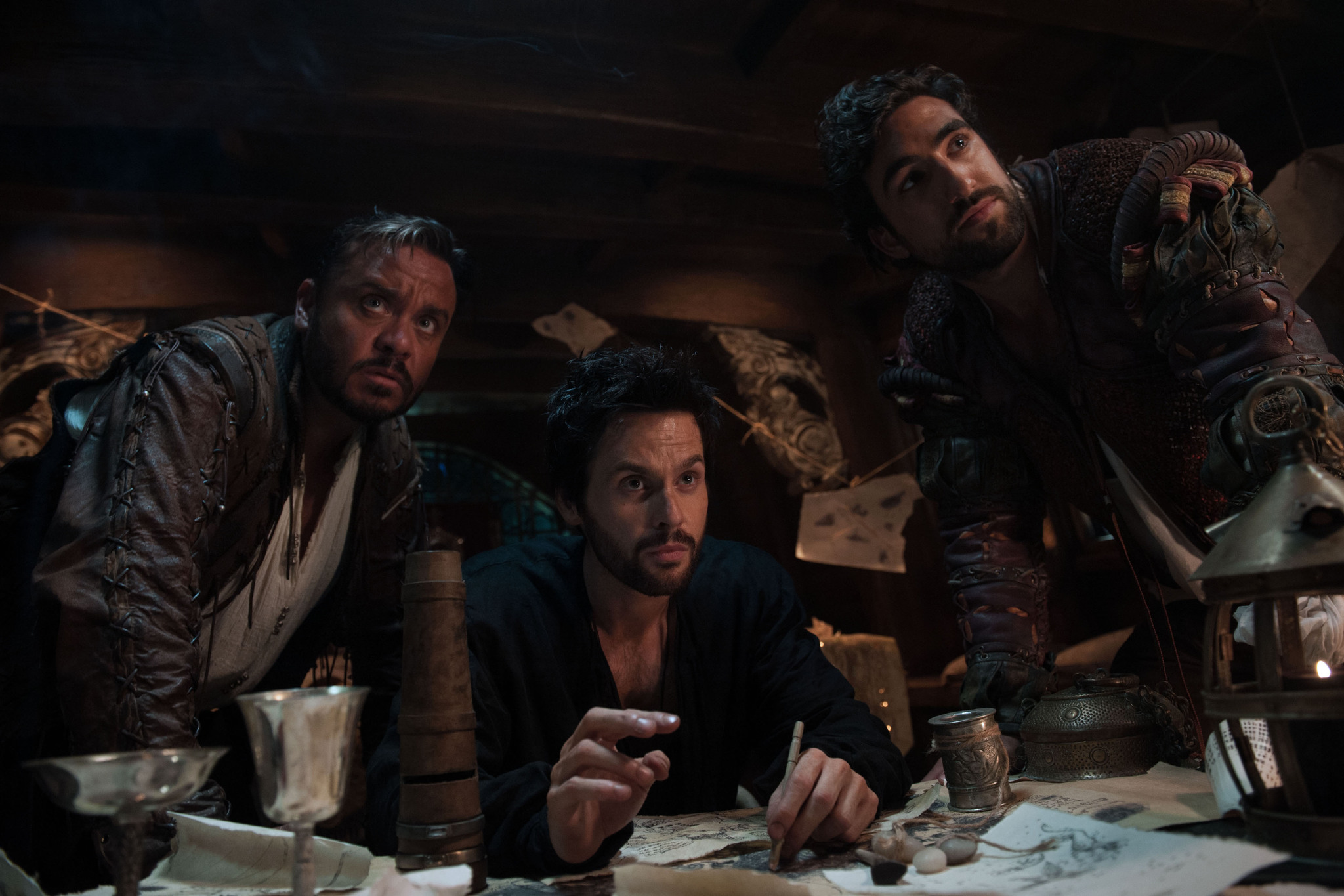 Still of Lee Boardman, Gregg Chillin and Tom Riley in Da Vinci's Demons (2013)