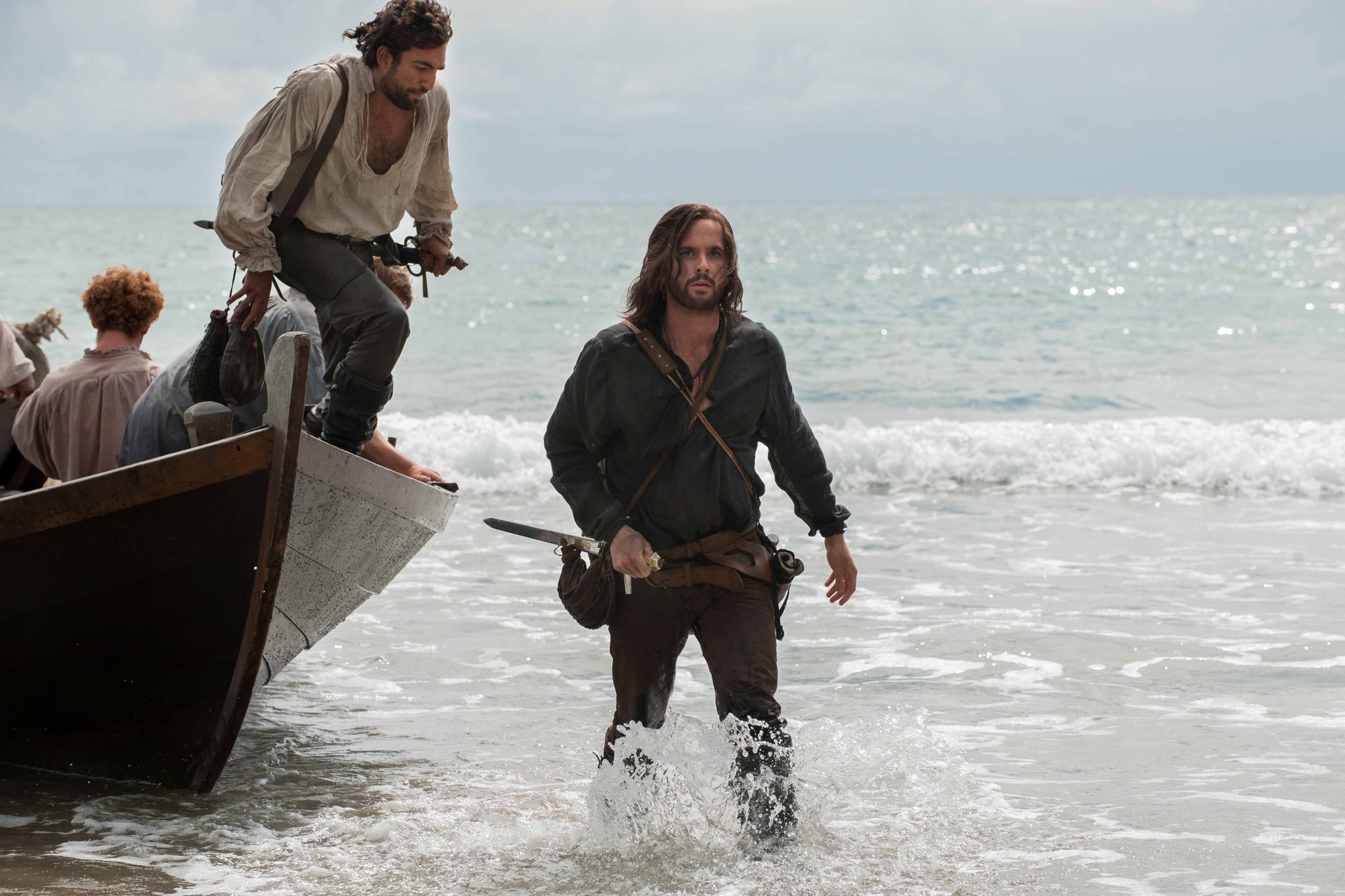 Still of Gregg Chillin and Tom Riley in Da Vinci's Demons (2013)