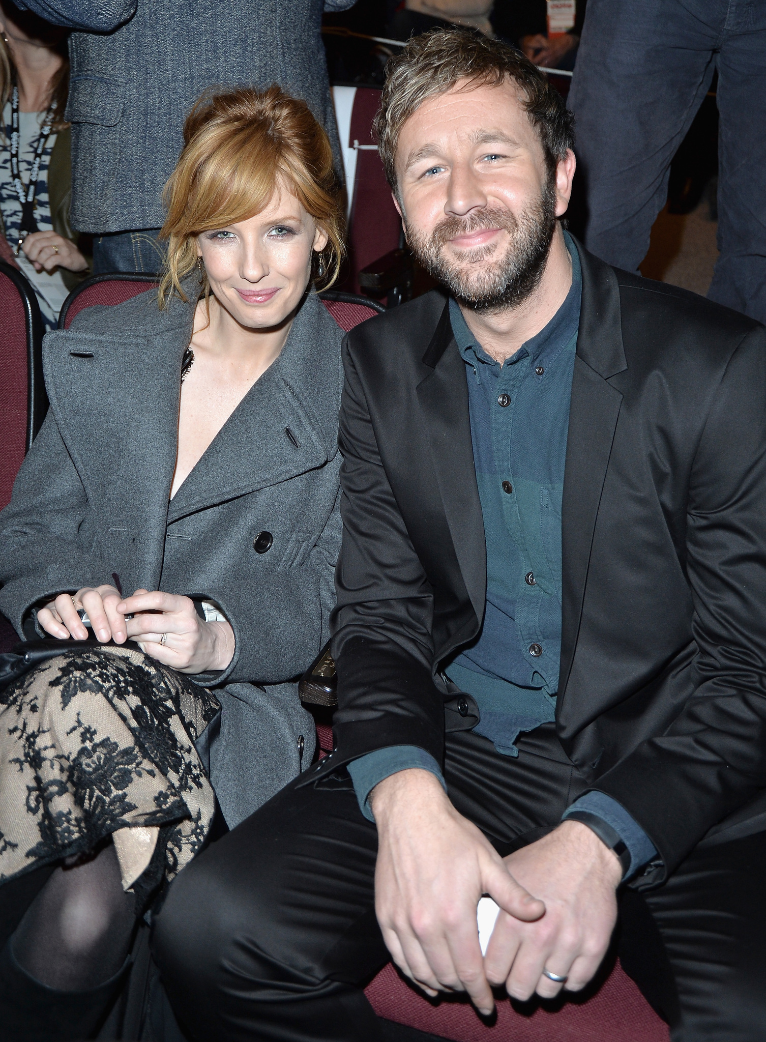 Kelly Reilly and Chris O'Dowd at event of Golgota (2014)