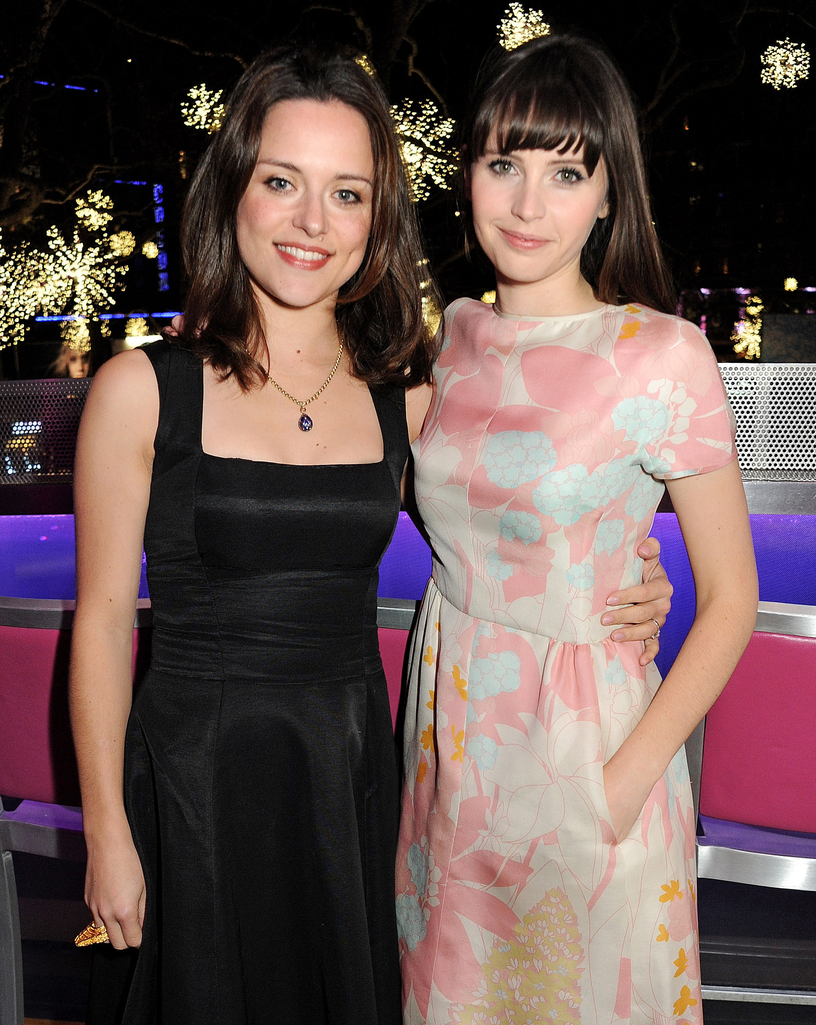 Felicity Jones and Zoë Tapper at event of Cheerful Weather for the Wedding (2012)