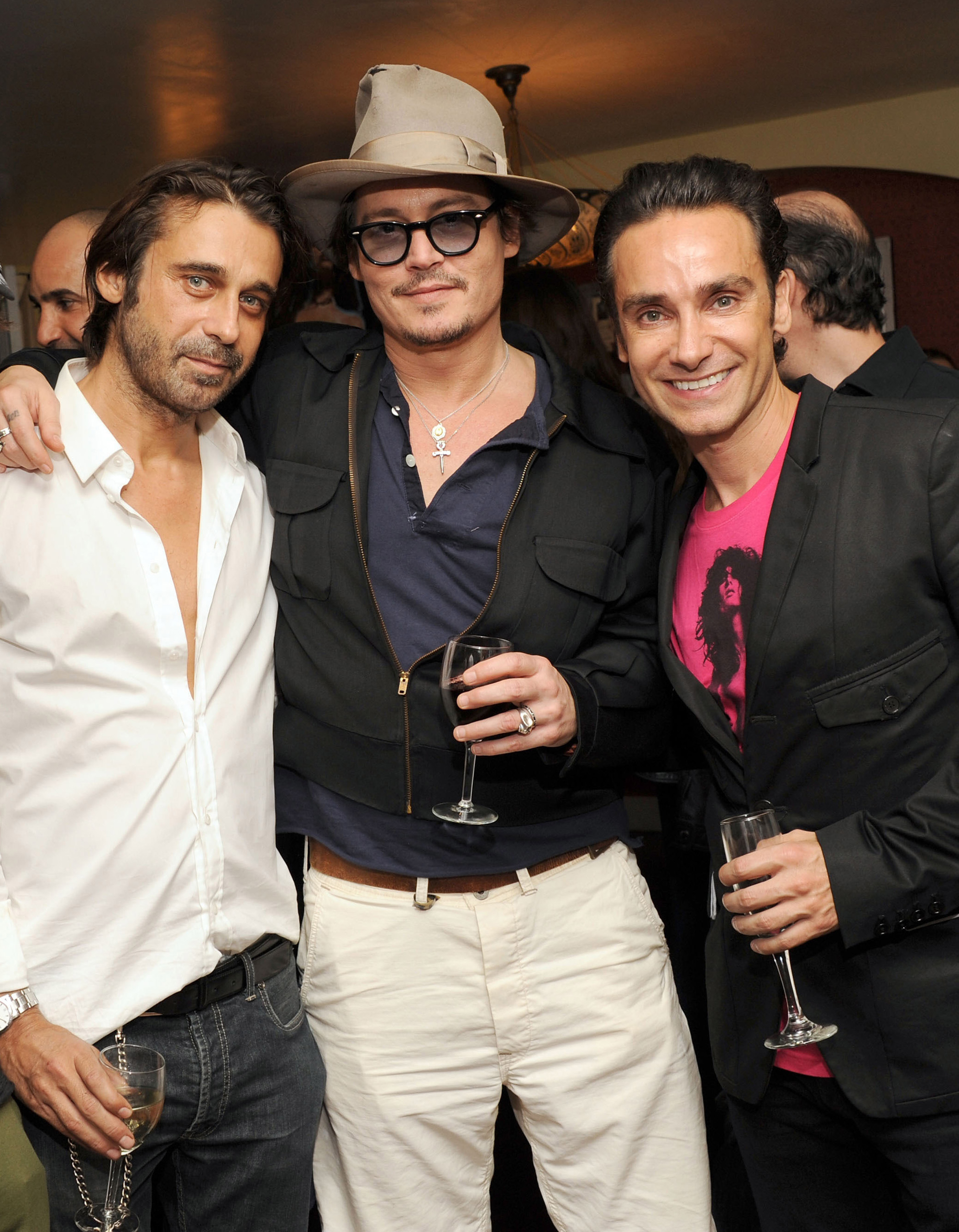 Jordi Molla, Johnny Depp, Antonio Del Prete.