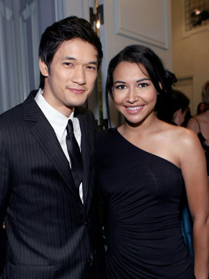 Naya Rivera and Harry Shum Jr.