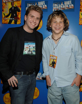 Jonathan Lipnicki and Chris Barrett at event of The L.A. Riot Spectacular (2005)