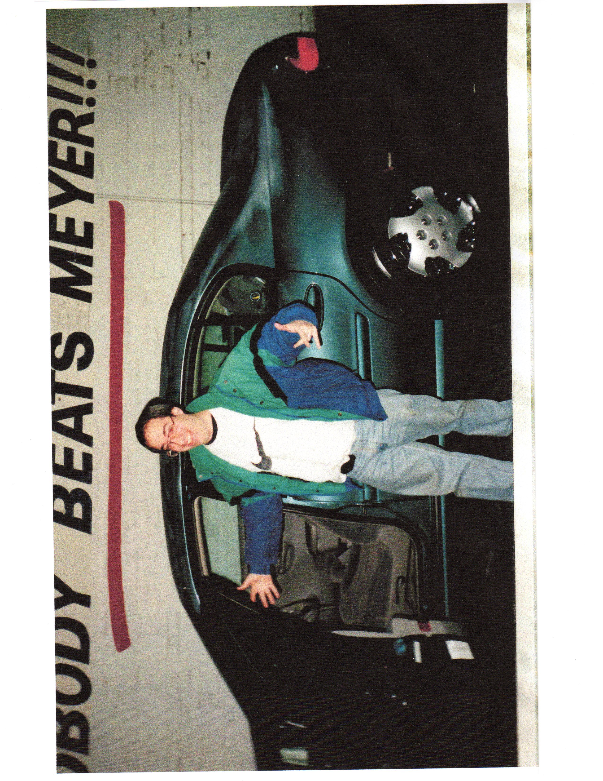 Jeff Eigen on a print shoot for Meyer Chevrolet.
