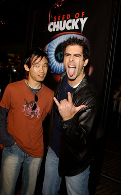 Eli Roth and James Wan at event of Seed of Chucky (2004)