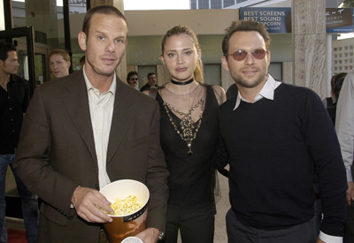Christian Slater, Peter Berg and Estella Warren at event of The Cooler (2003)