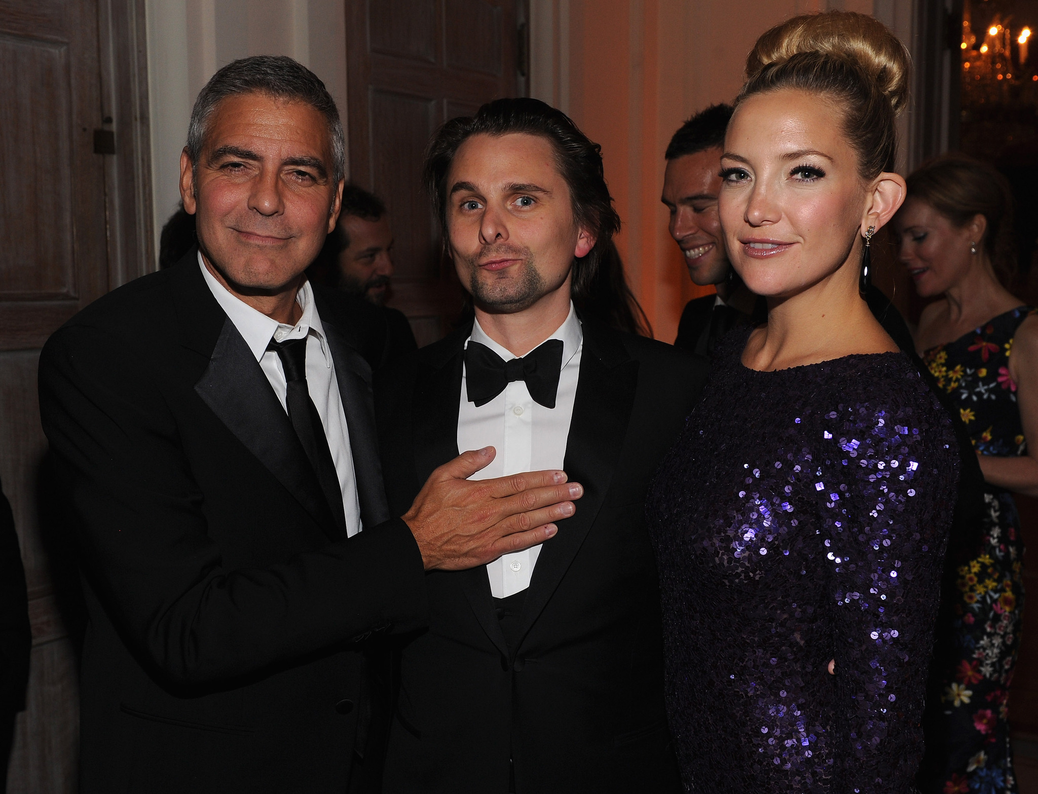 George Clooney, Kate Hudson and Matthew Bellamy