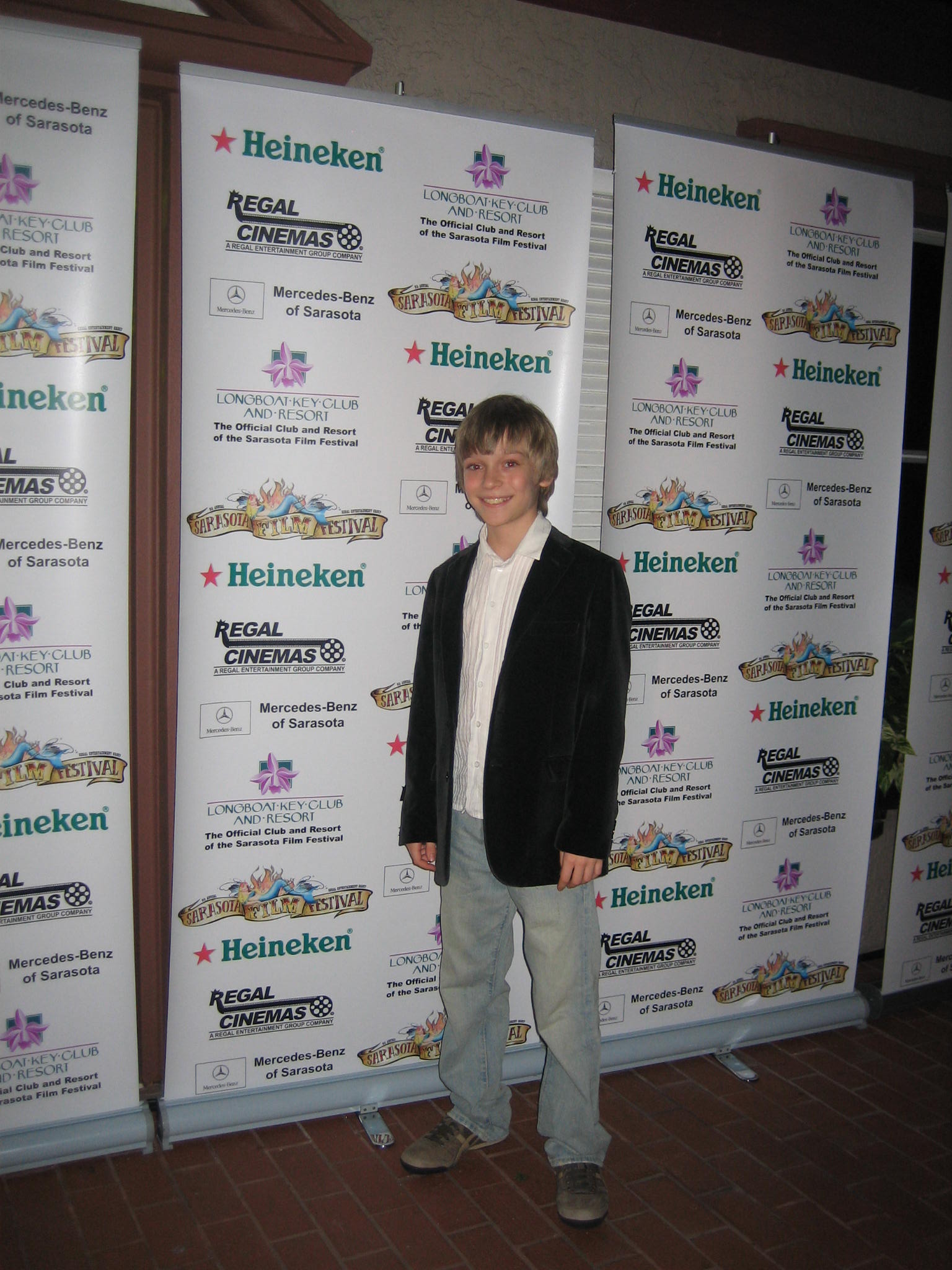 Devon Gearhart at the screening of Canvas at the Sarasota Film Festival