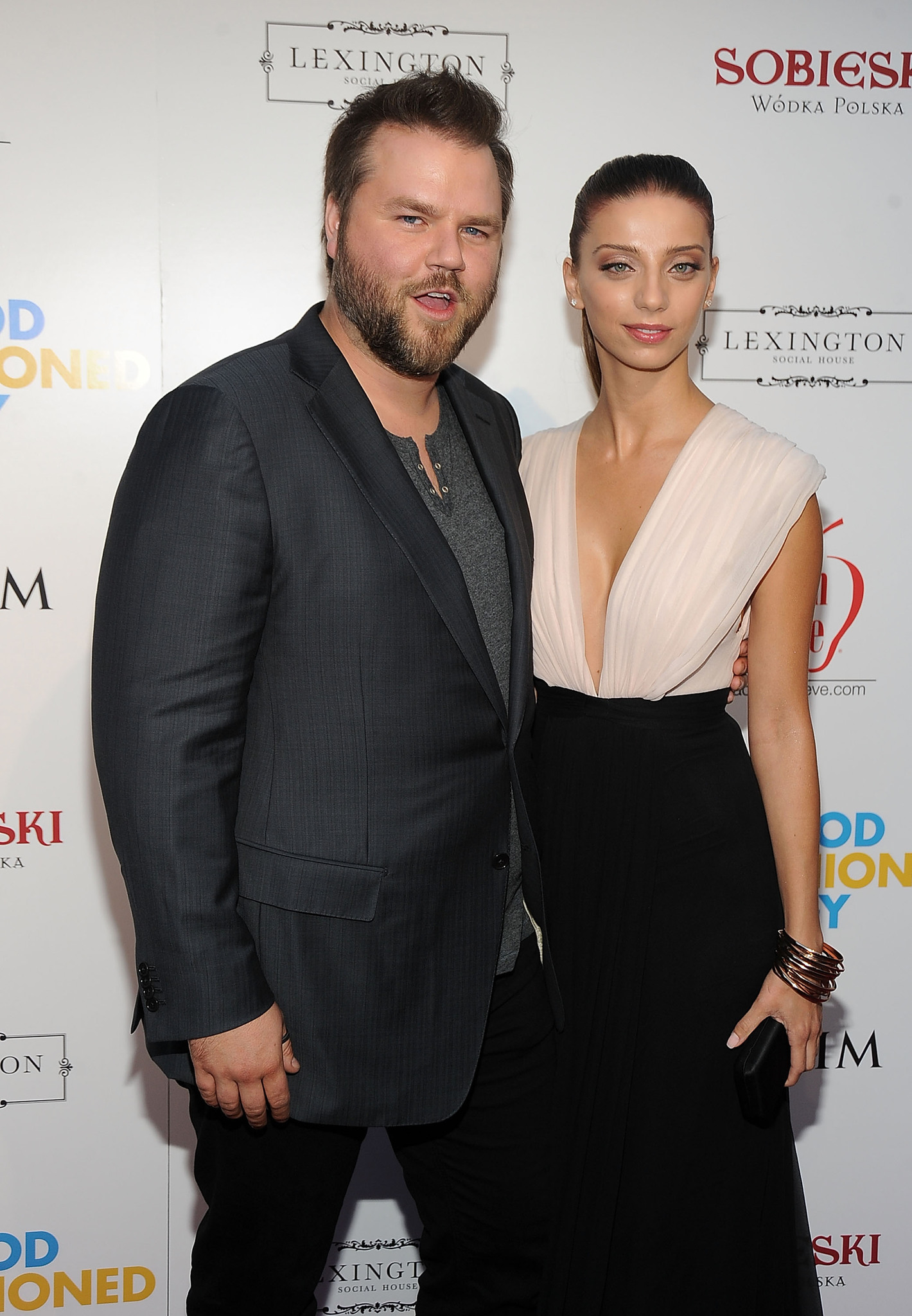 Tyler Labine and Angela Sarafyan at event of A Good Old Fashioned Orgy (2011)