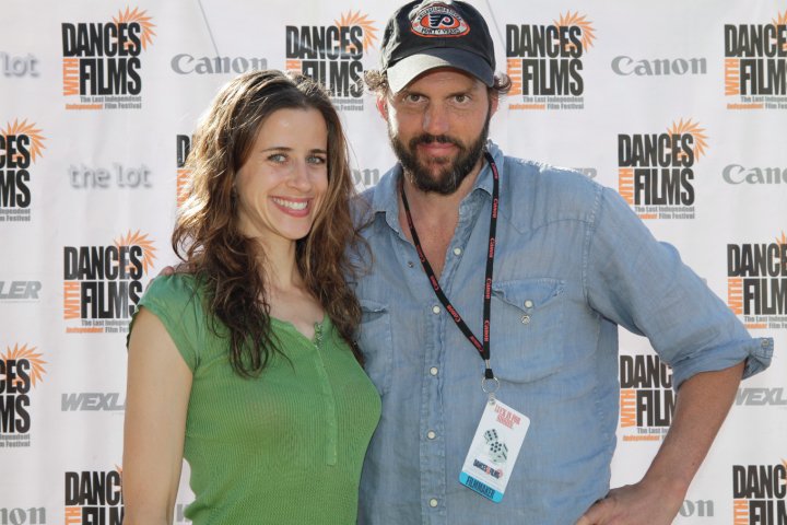 Silas Weir Mitchell and Nicole Gabriella Scipione at Dances With Films' screening of Song in a Convenience Store (official selection).