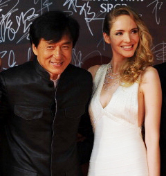 Shanghai International Film festival: Jackie Chan, Laura Weissbecker
