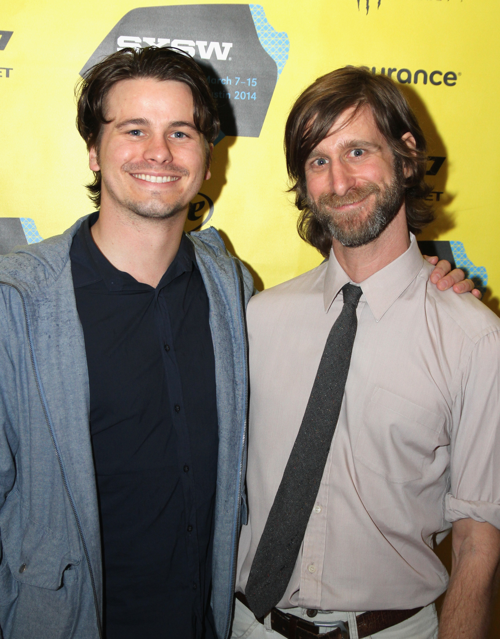 Michael Levine, Jason Ritter and Lawrence Michael Levine at event of Wild Canaries (2014)