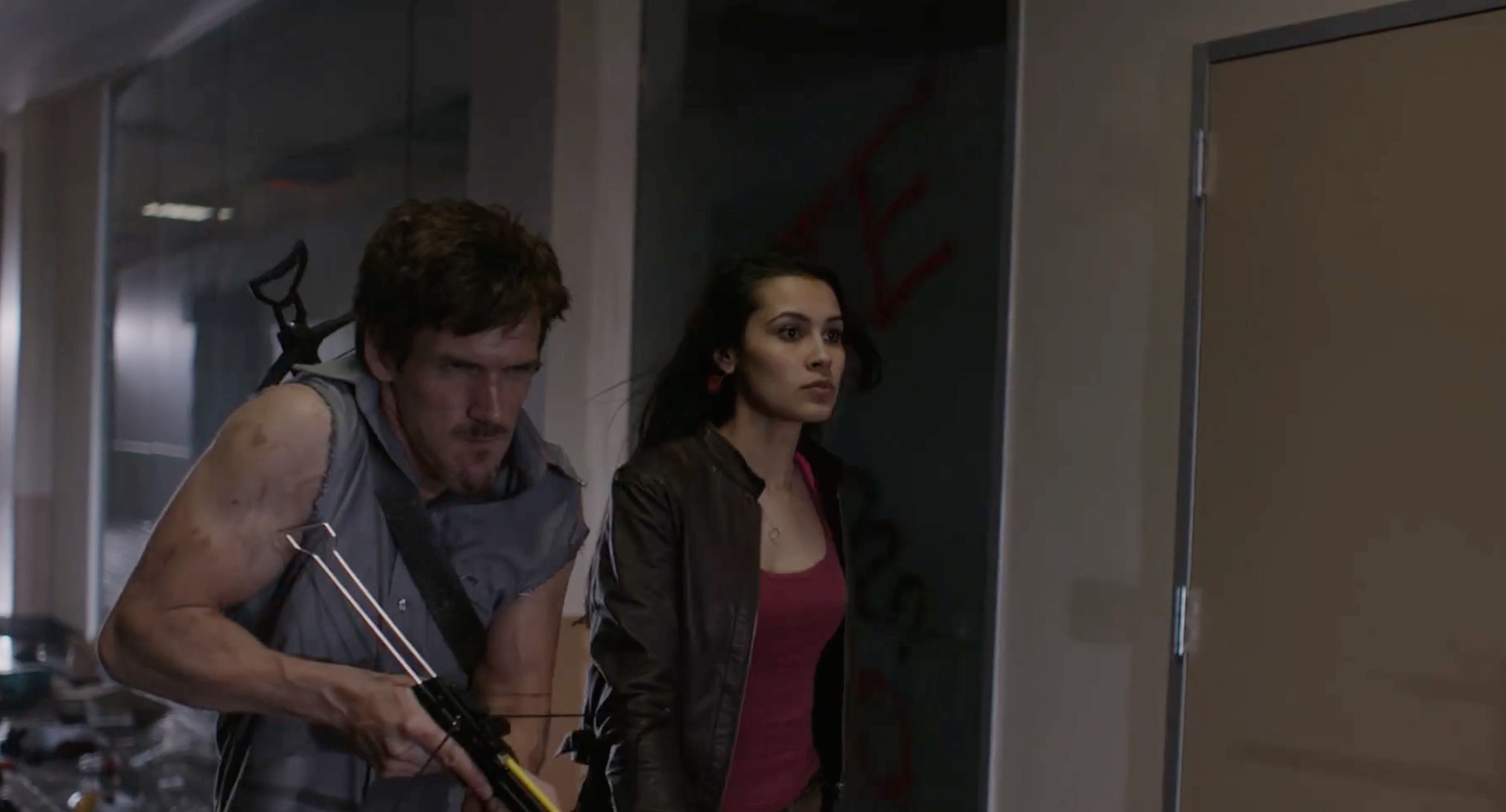 Still of Sophia Taylor Ali and Andrew Pozza in Walking with the Dead (2015)