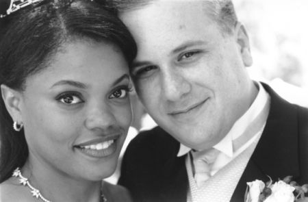 Greg and his wife, Lisa, on their wedding day - March 2003.