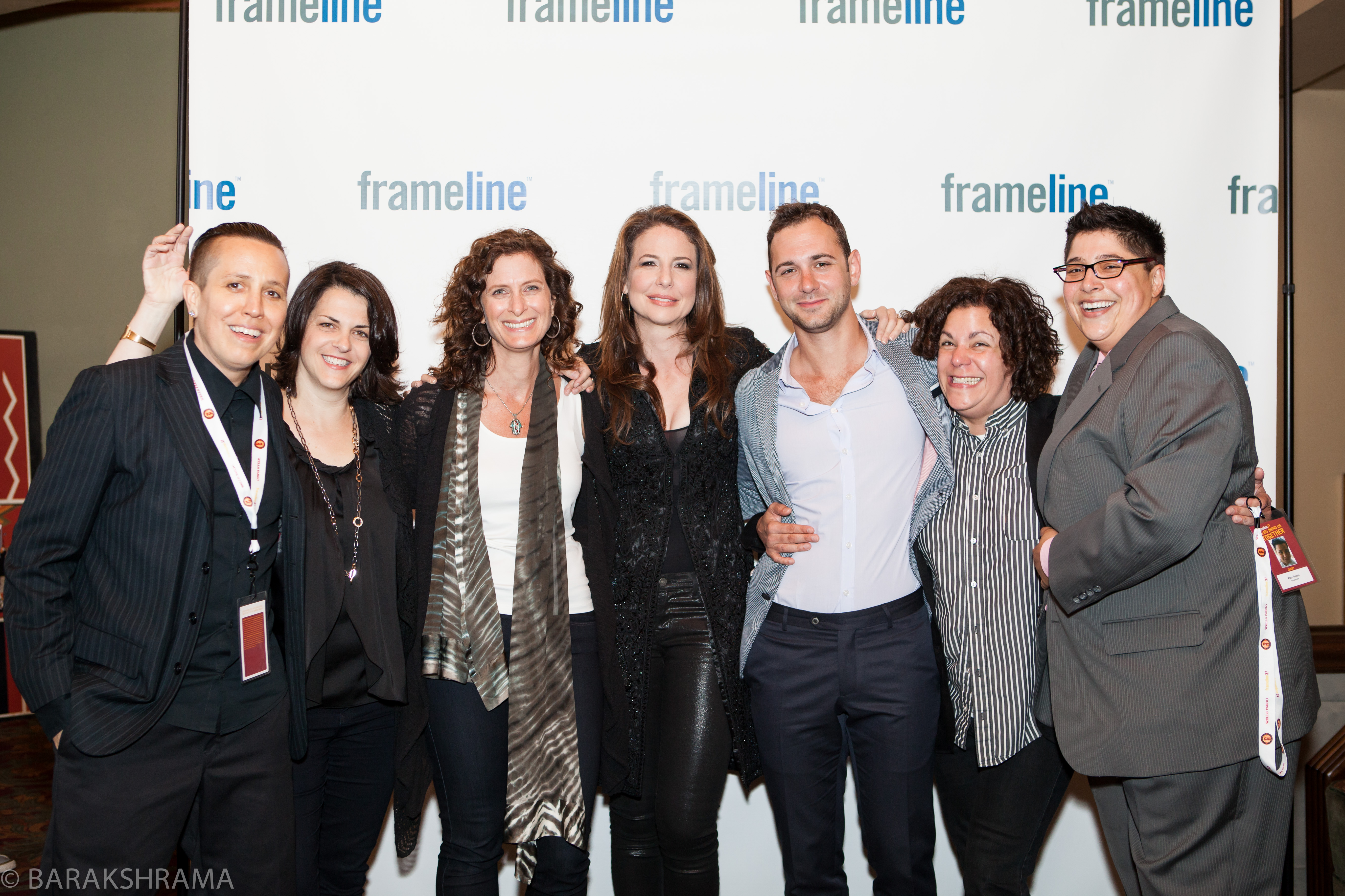 on the red carpet - Frameline37 Opening Night Barb Morrison, Stacie Passon, Julie Fain Lawrence, Robin Weigert, Johnathan Tchaikovsky, Rose Troche, Des Buford