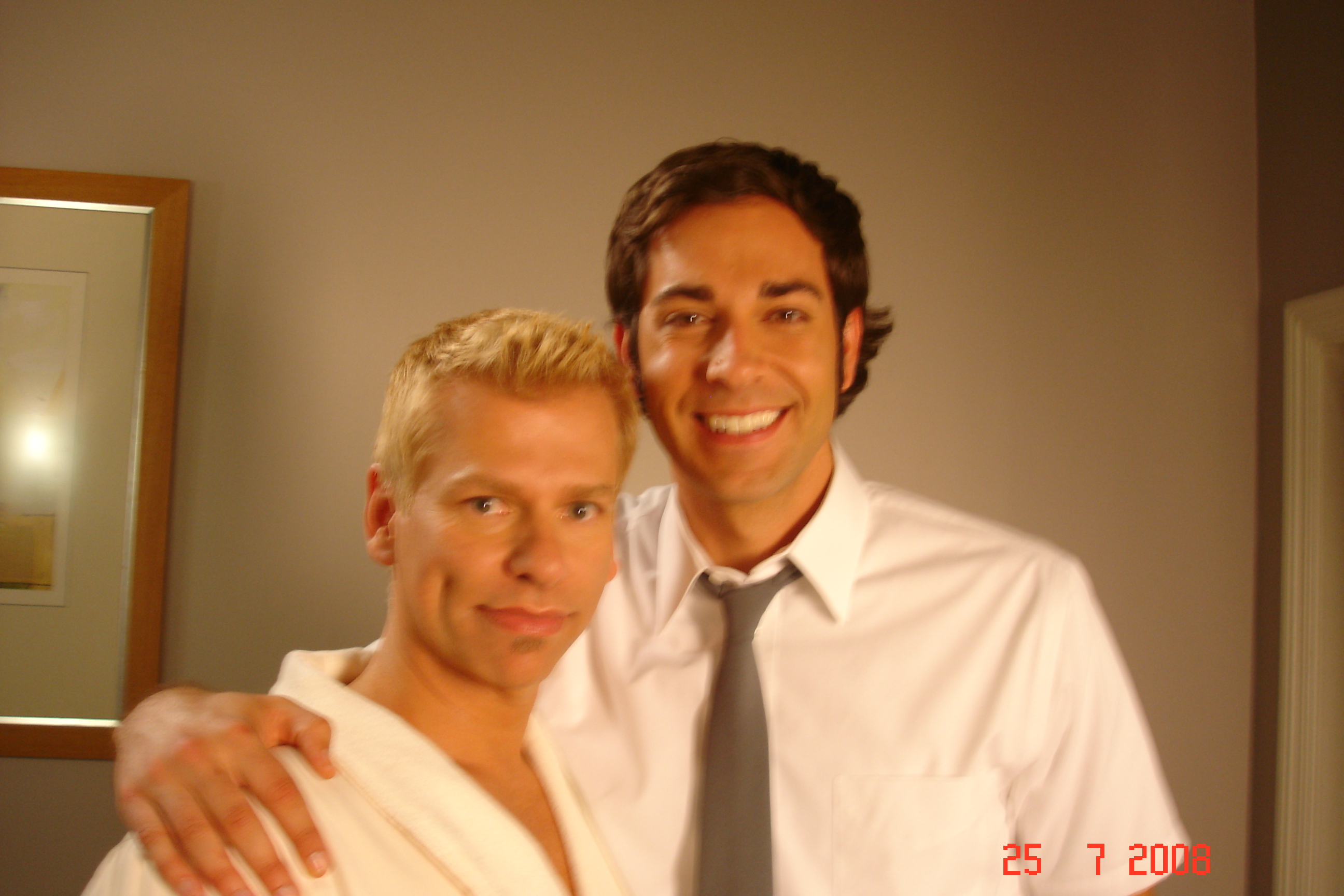 Todd Sherry and Zachary Levi on CHUCK.