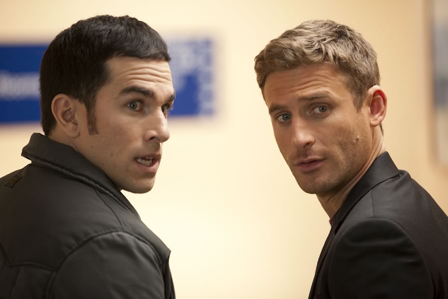 Jared Turner & Dean O'Gorman in The Almighty Johnsons.